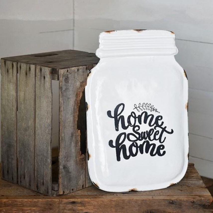 Home Sweet Home Mason Jar sign