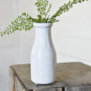 Milk Bottle Vase